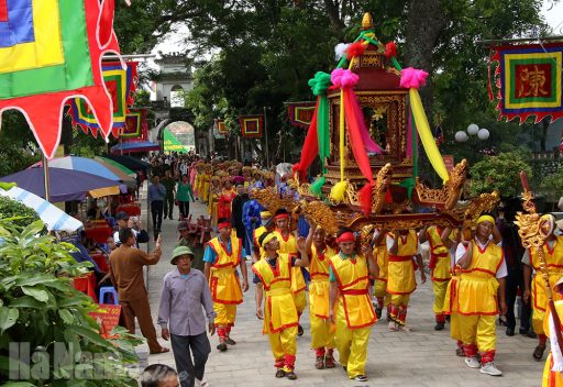 Đền Thờ Đức Thánh Trần Hưng Đạo Biểu Tượng Muôn Đời Của Lòng Yêu Nước 2 Hình ảnh các hoạt động lễ hội tại Đền thờ Đức Thánh Trần